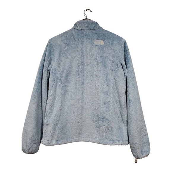 The North Face Women's Otis Fleece Blue Full-Zip Lightweight Jacket Pockets Sz M - Picture 2 of 15